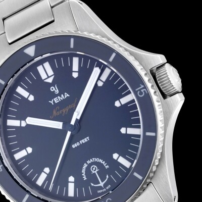 Montre Yema Navygraf Marine Nationale quartz YMHFMN39-GM