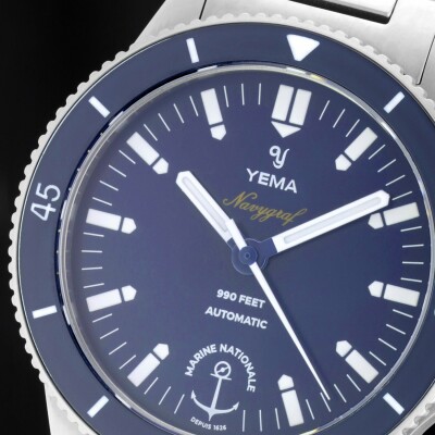 Montre Yema Navygraf Marine Nationale YMN39-GMS