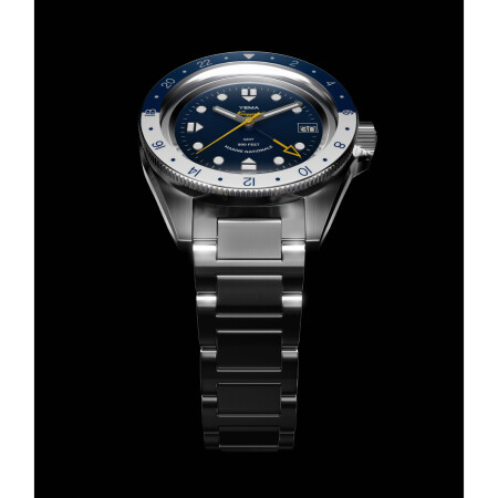 Montre Yema Navygraf Marine Nationale GMT YNAV23MN-AMS