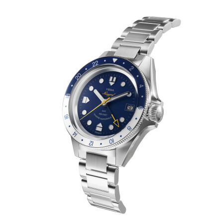 Montre Yema Navygraf Marine Nationale GMT YNAV23MN-AMS