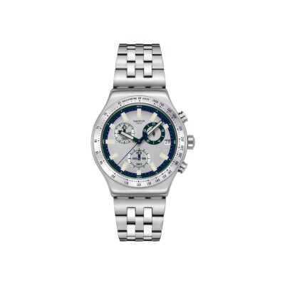 Montre Swatch Irony Chrono Midnight In The Mirror