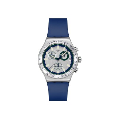 Montre Swatch Irony Chrono Blue Reflective