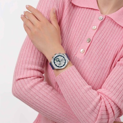 Montre Swatch Irony Chrono Blue Reflective