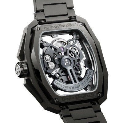 Montre CIGA Design Series Z Hunter Steel  Black Gold Z035-BB02-W1B