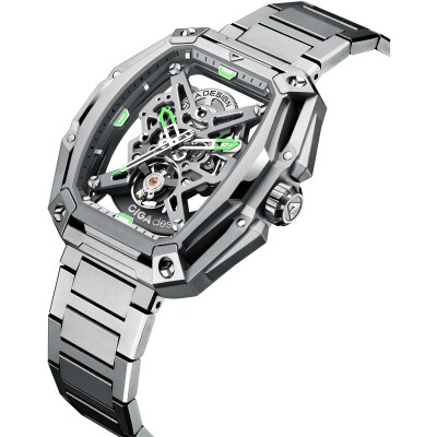Montre CIGA Design Series Z Hunter Silver Z035-SS01-W1S