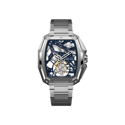 Montre Ciga Design Series Z Hunter Skeleton Tourbillon Blue Z037-TIBU-1T6B