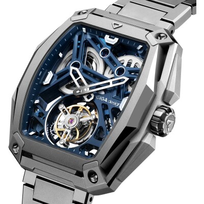 Montre Ciga Design Series Z Hunter Skeleton Tourbillon Blue Z037-TIBU-1T6B