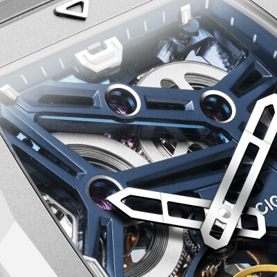 Montre Ciga Design Series Z Hunter Skeleton Tourbillon Blue Z037-TIBU-1T6B