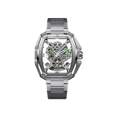 Montre CIGA Design Series Z Hunter Titanium Silver  Z041-TT01-1T