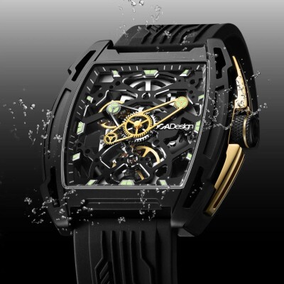 Montre CIGA Design Series Z Exploration Black-Gold Z062-BLGO-W5BK