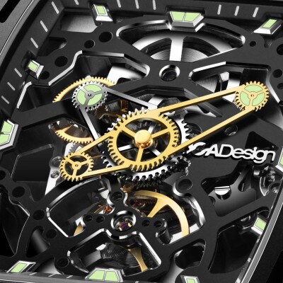 Montre CIGA Design Series Z Exploration Black-Gold Z062-BLGO-W5BK