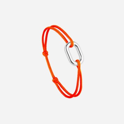 Bracelet sur cordon Le Vent à la Française Maillon en plaqué argent, 16mm