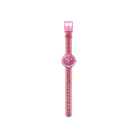 Montre Flik Flak Shine in pink