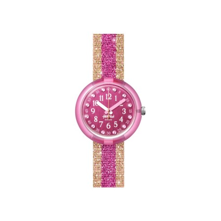 Montre Flik Flak Shine in pink