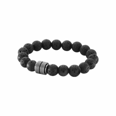 Bracelet Zeades B10 Lava Black en acier 