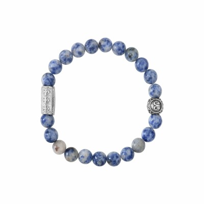 Bracelet Lauren Steven Design Vierge en sodalite brésilienne, taille L