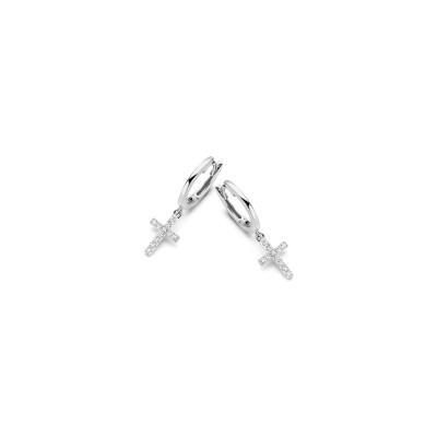 Boucles d'oreilles Naiomy Moments en argent et oxydes de zirconium