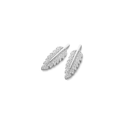 Boucles d'oreilles Naiomy Moments en argent et oxydes de zirconium