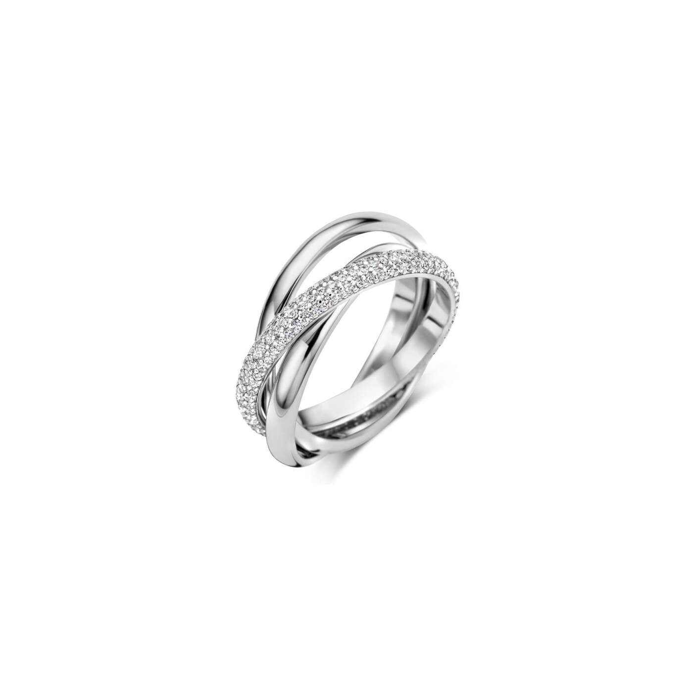 Bague Naiomy Silver en argent et oxydes de zirconium