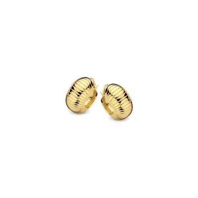 Boucles d'oreilles créoles Naiomy Silver en argent doré