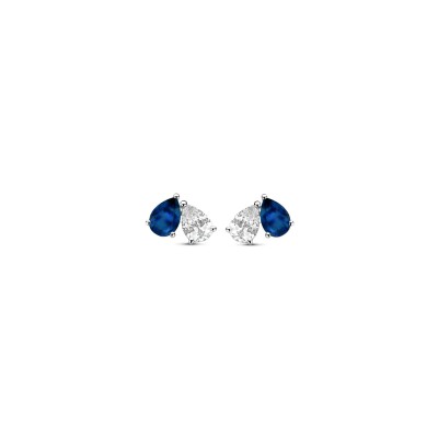 Boucles d'oreilles Naiomy Silver en argent et oxydes de zirconium