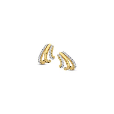 Boucles d'oreilles Naiomy Silver en argent et oxydes de zirconium