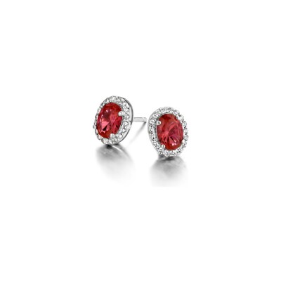 Boucles d'oreilles Naiomy Silver en argent et oxydes de zirconium