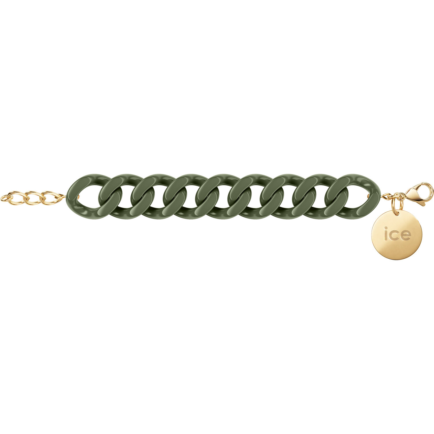ICE Jewellery Bracciale A Catena XL Donna Con Medaglione Oro - Leggero E Flessibile