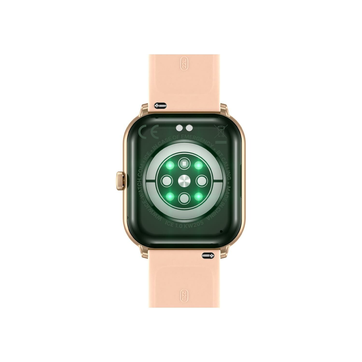 ICE-WATCH - Ice Smart Rose Gold Nude Pink - Montre Connectée Rose-Gold pour  Femme avec Bracelet en Silicone - 021414 (1,85) : : High-Tech