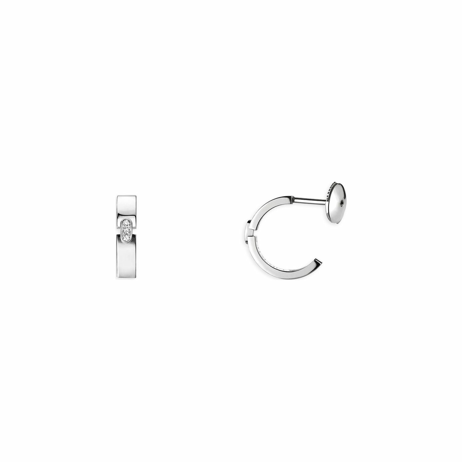 Purchase Chaumet Liens Evidence earrings, white gold, diamonds