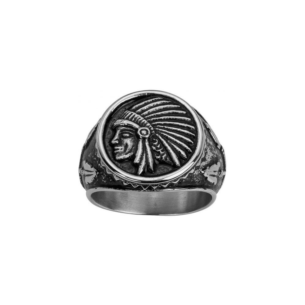 Bague Phebus en acier, taille 66