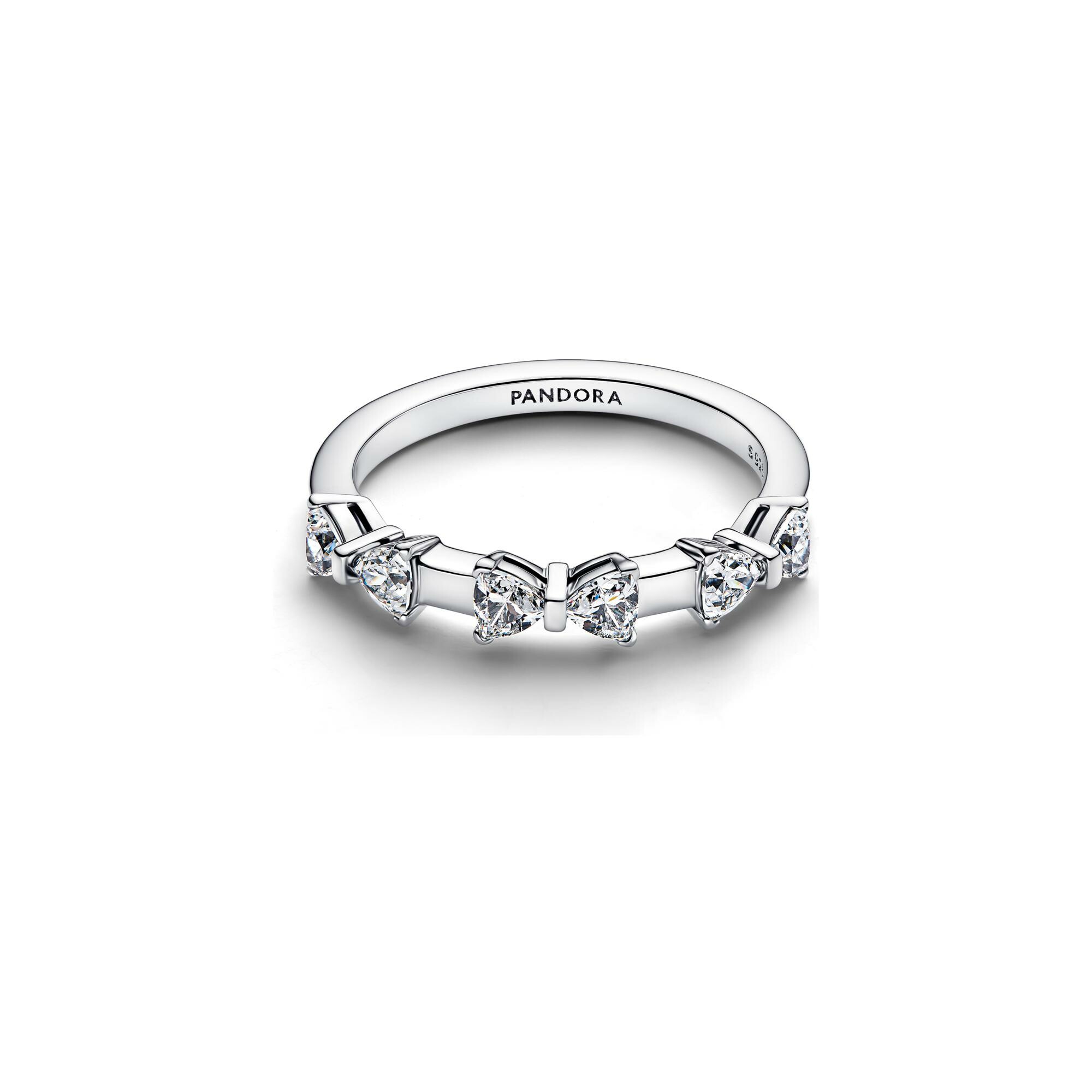 Bague Pandora Nœuds en argent et oxydes de zirconium, taille 52 vue 2