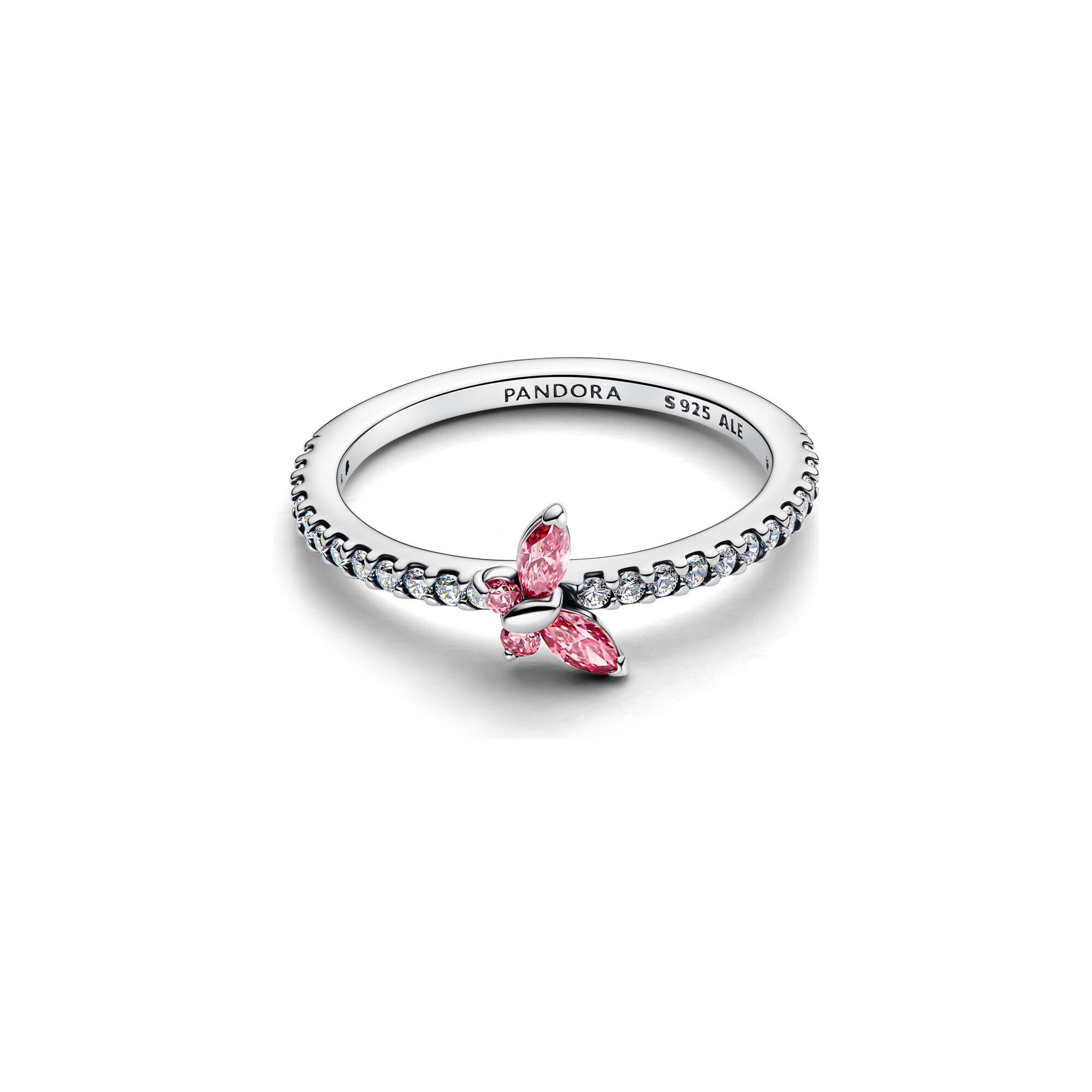 Bague Pandora Papillon Scintillante en argent et oxydes de zirconium, taille 52 vue 2