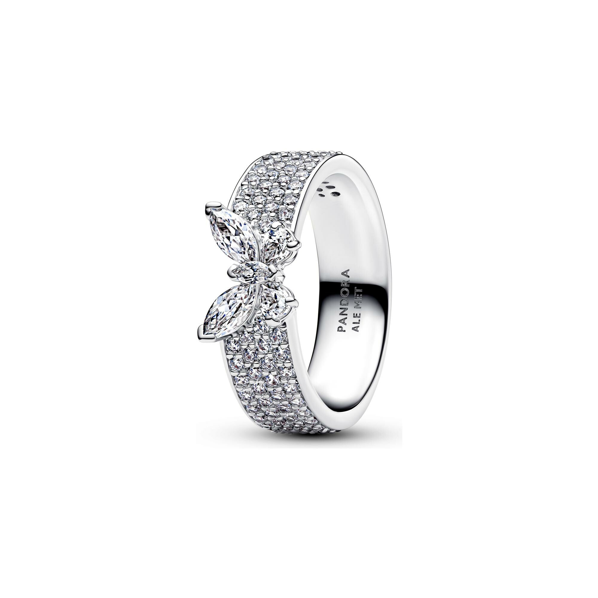 Bague Pandora Cocktail Papillon Scintillant en argent et oxydes de zirconium, taille 52 vue 1