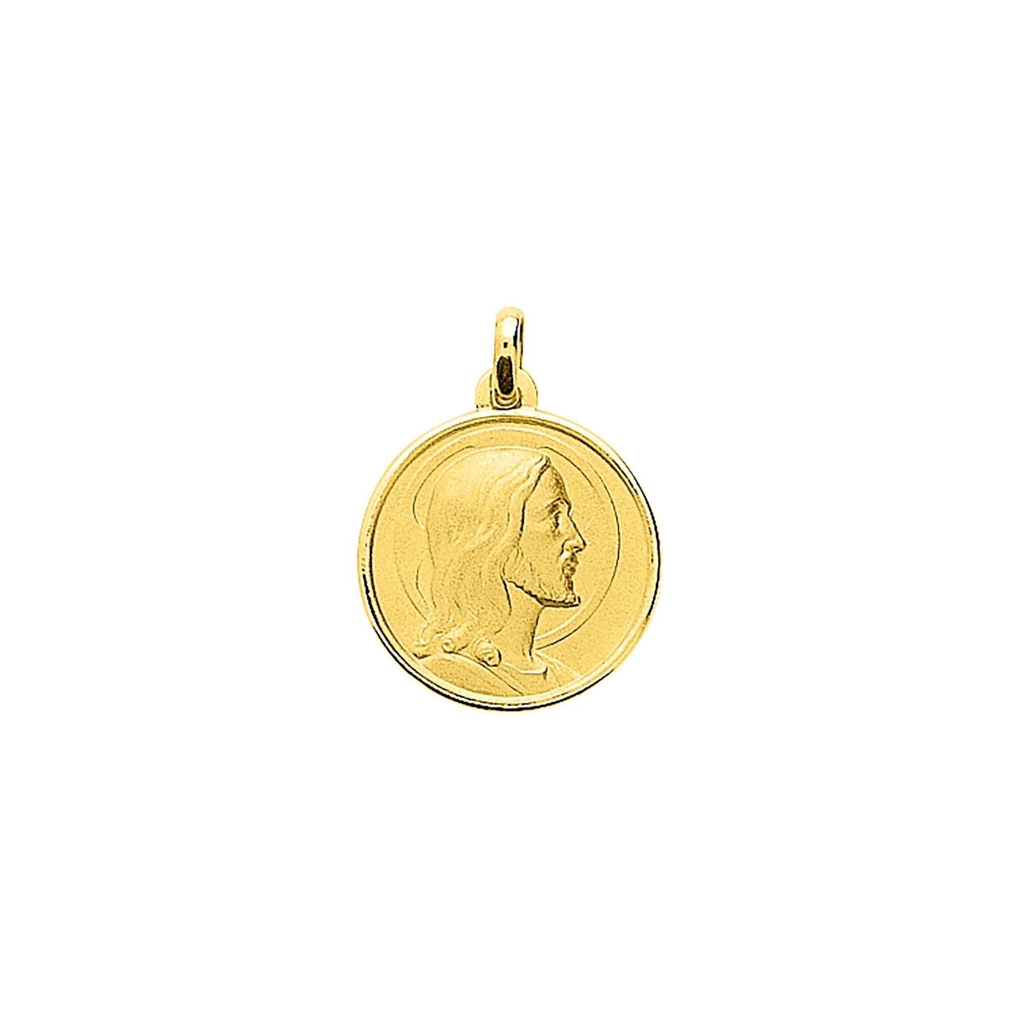 Médaille Christ en or jaune