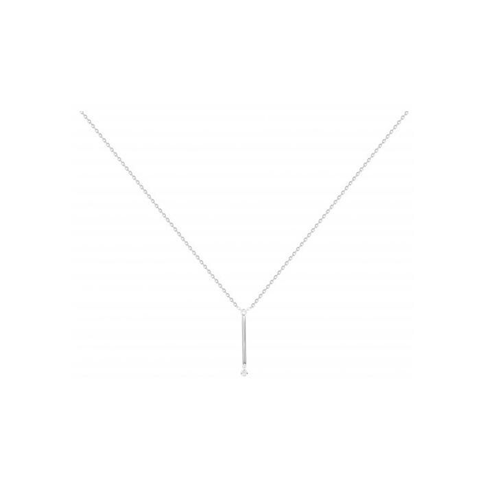Collier La Garçonne en argent et diamant