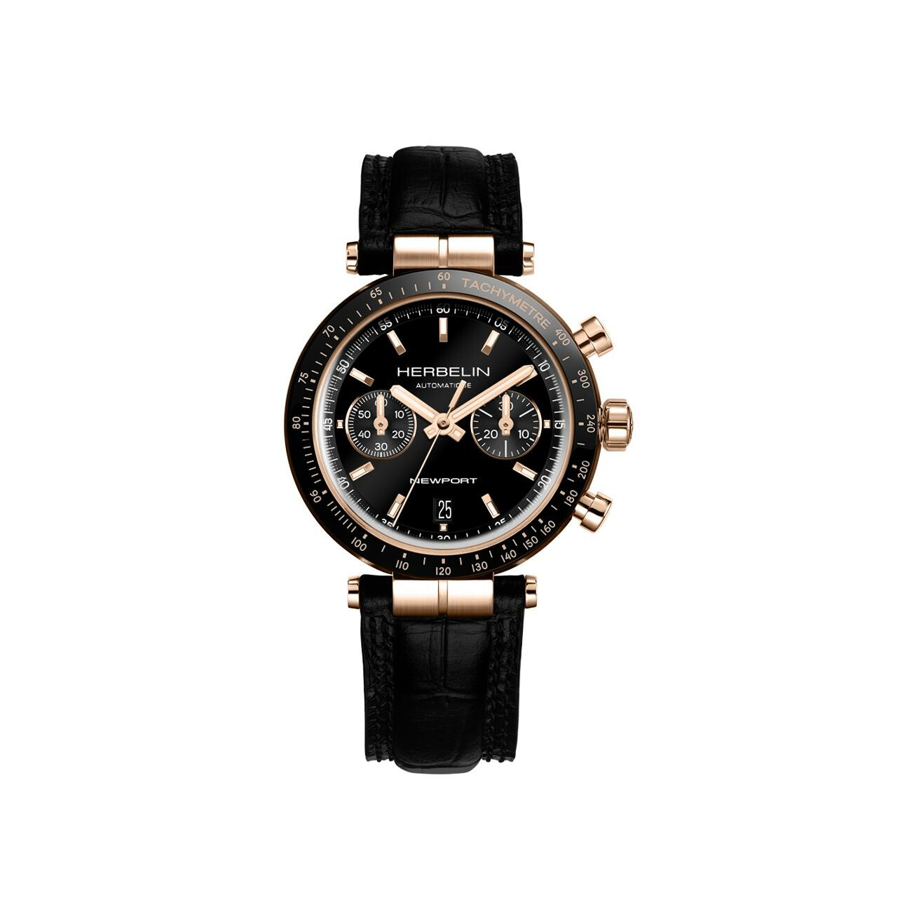 Orologio Michel Herbelin Newport Chrono Pelle, Movimento Svizzero, Cassa 43mm, Elegante O Casual