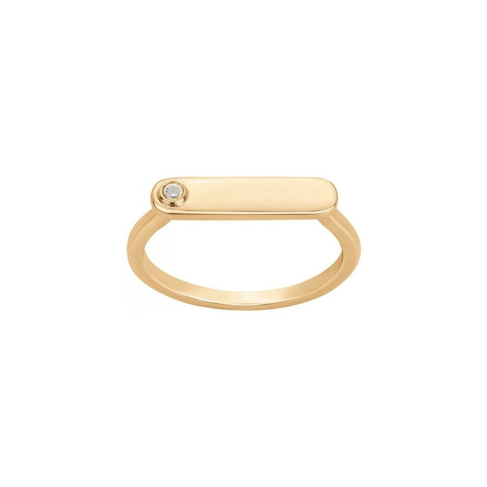 Bague La Garçonne en argent et Diamant, taille 54