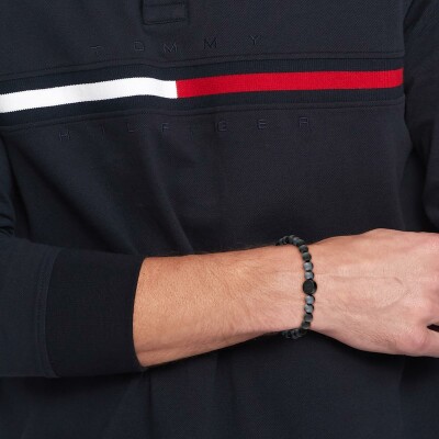 Bracelet Tommy Hilfiger en acier et hématite vue 2