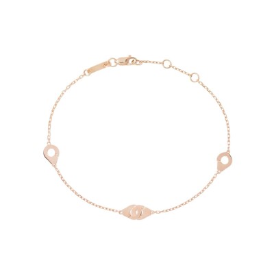 Bracelet dinh van Menottes R5 en or rose vue 1