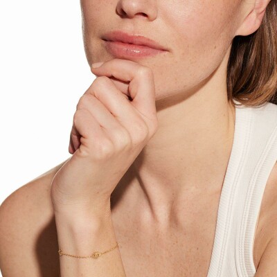 Bracelet dinh van Menottes R5 en or rose vue 3