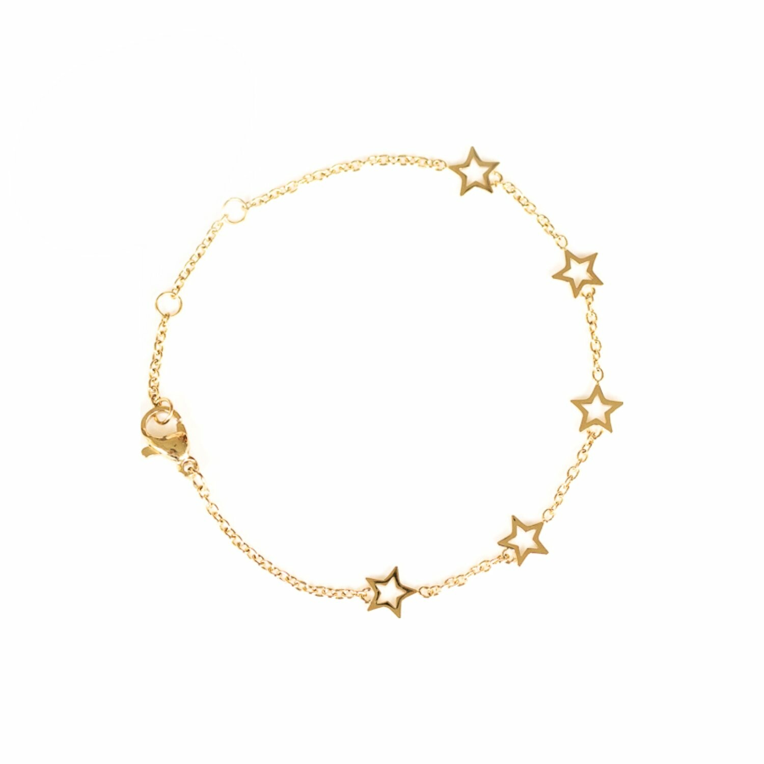 Achat Bracelet étoiles SILA en plaqué or jaune