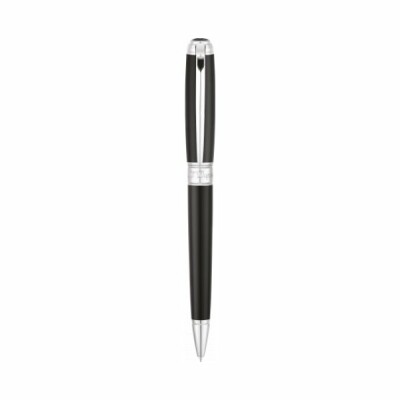 Stylo Bille S.T. Dupont Olympio Midnight - Laque De Chine, Palladium, Neuf