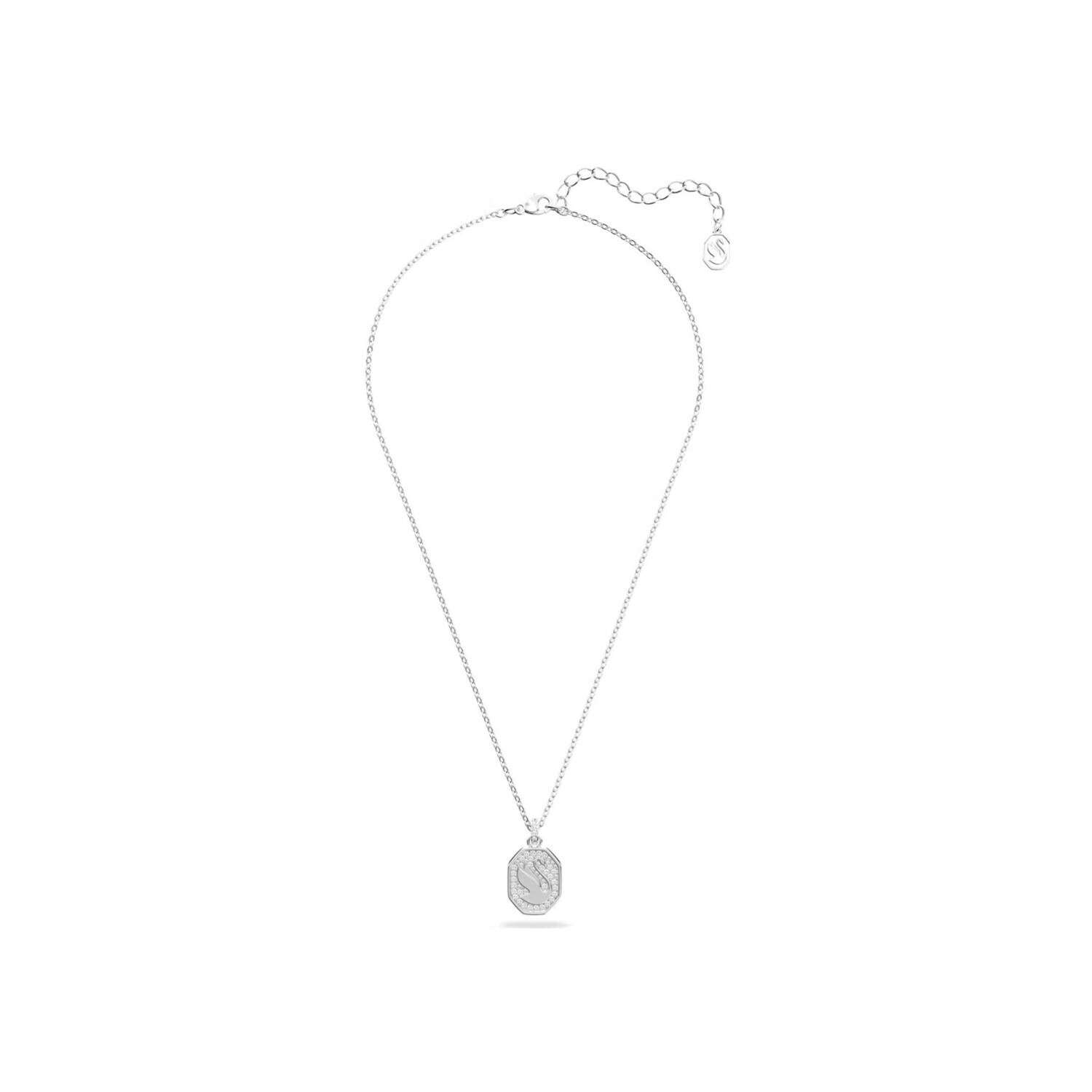 Charme Cristal SC Pour Femme – Métal Rhodié, Plaquage Haute Tenue, Fermoir Mousqueton, 15x12 Mm
