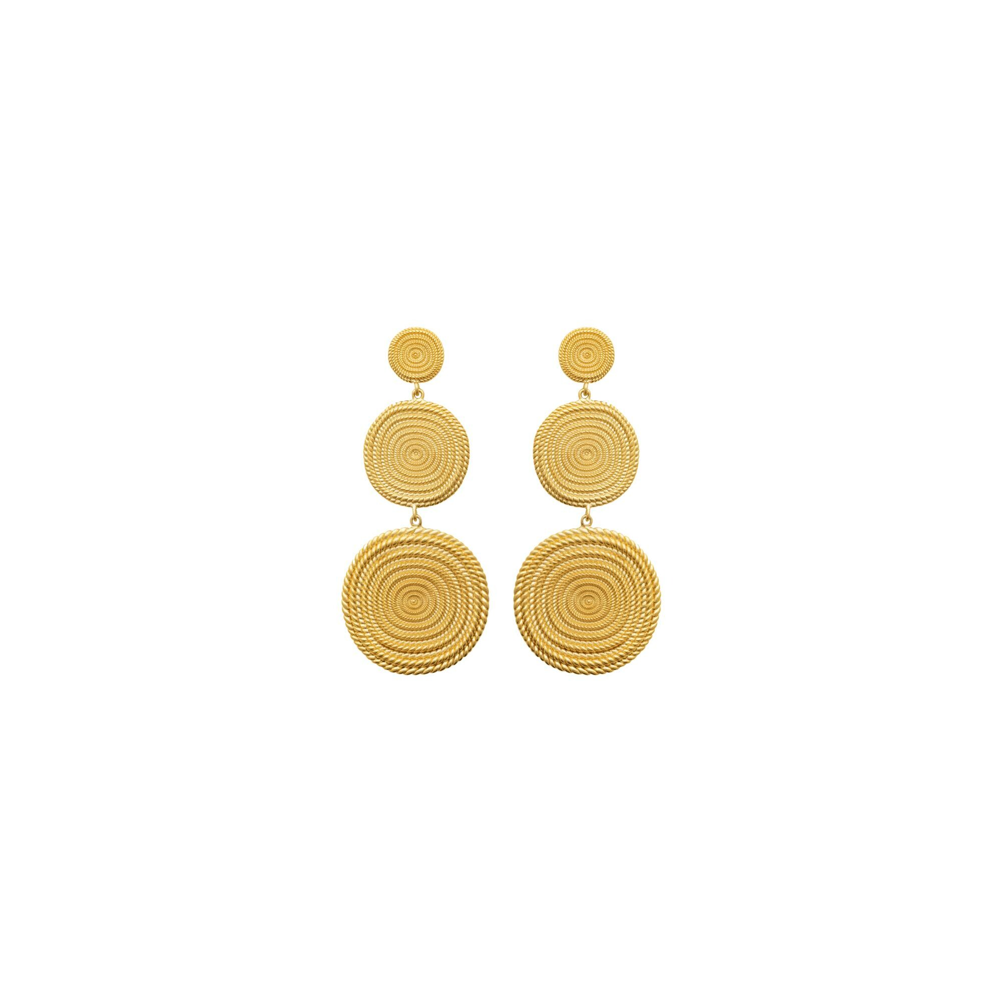 Boucles d'oreilles en plaqué or