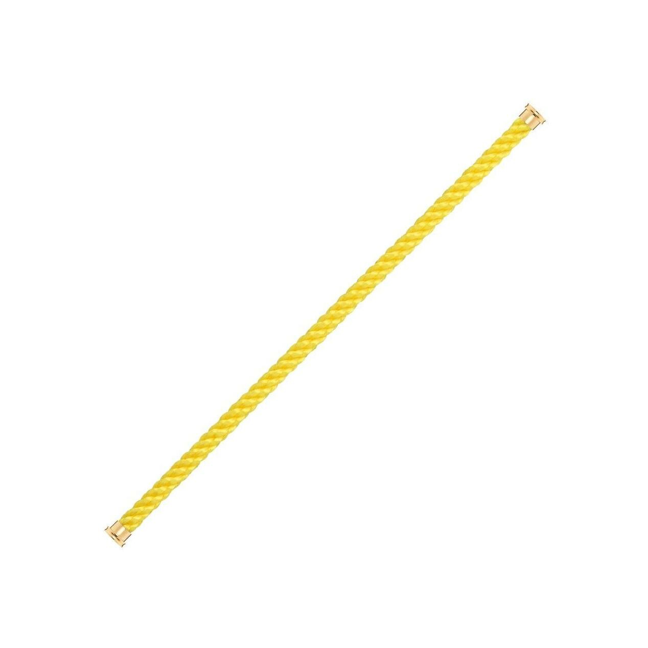 Câble FRED Force 10 GM en corderie jaune fluo vue 1
