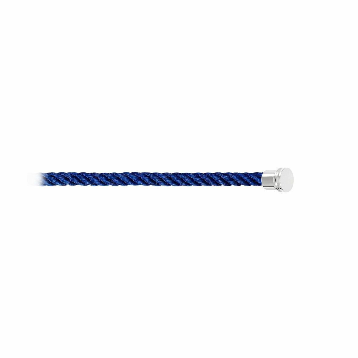 Câble pour bracelet FRED Force 10 MM en acier bleu marine avec embouts acier vue 2