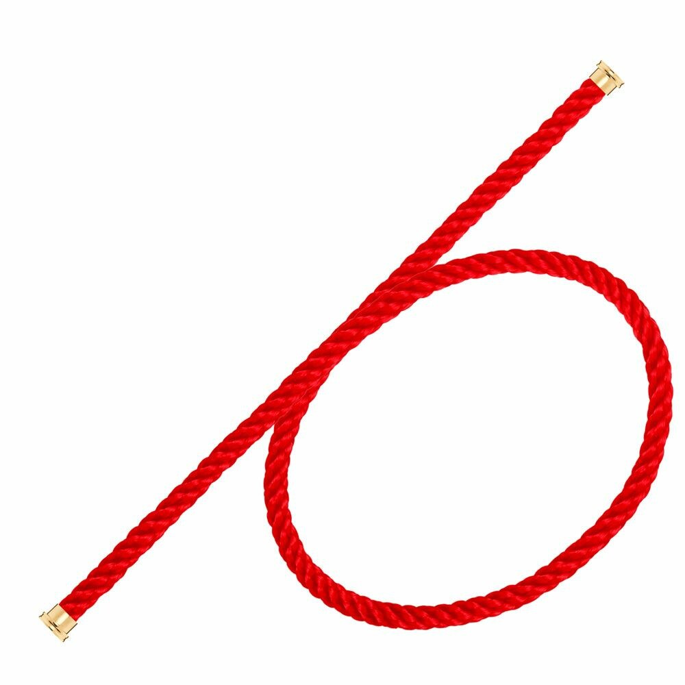 Câble grand modèle FRED Force 10 en corderie rouge vue 1