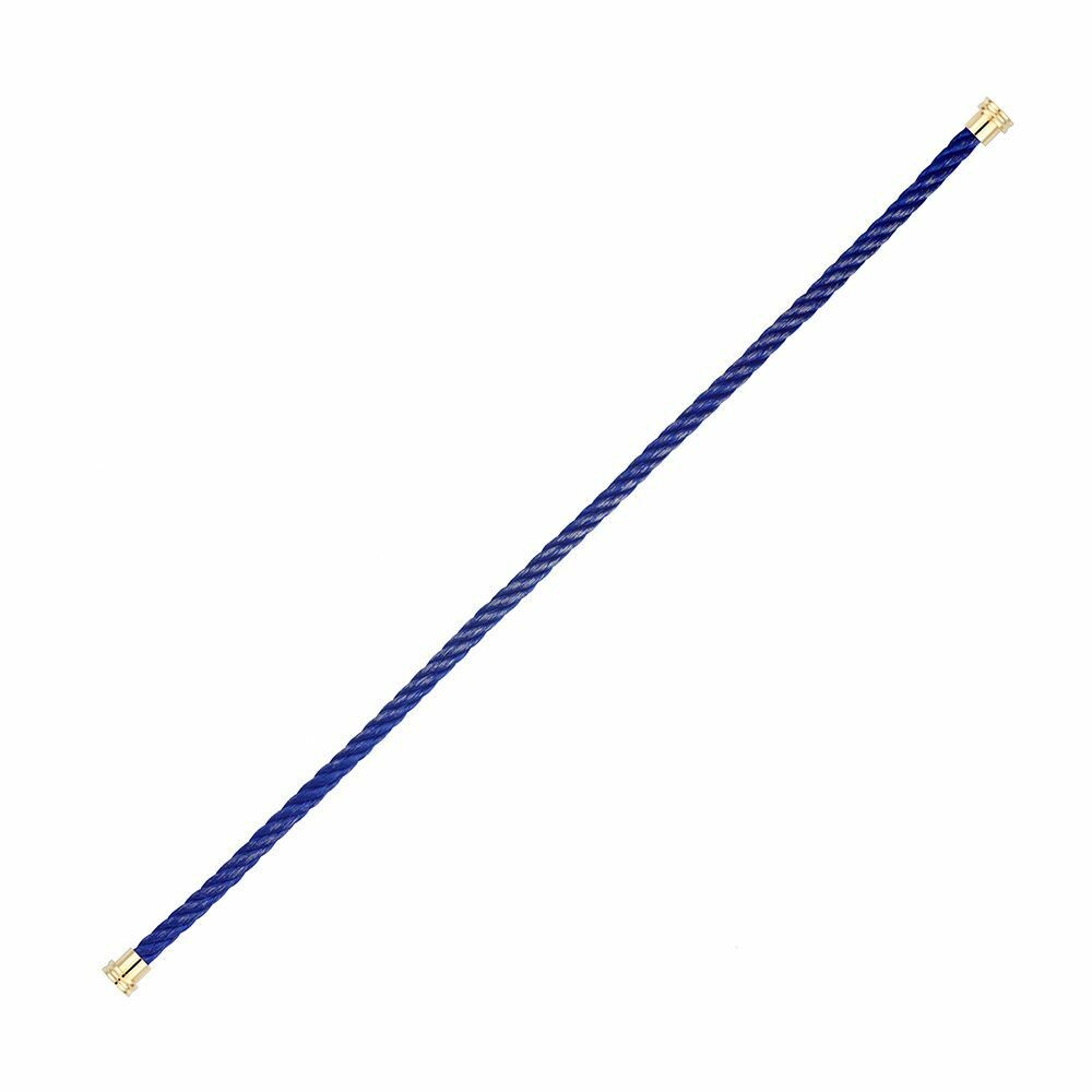 Câble moyen modèle FRED Force 10 en acier bleu jean vue 1