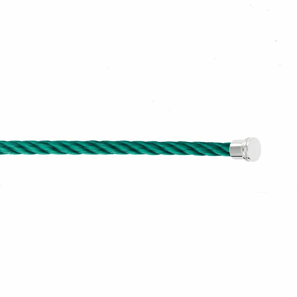 Câble FRED interchangeable Moyen Modèle en acier bleu paraiba embouts acier vue 1